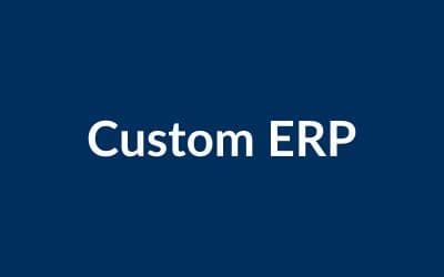 Custom ERP for SME